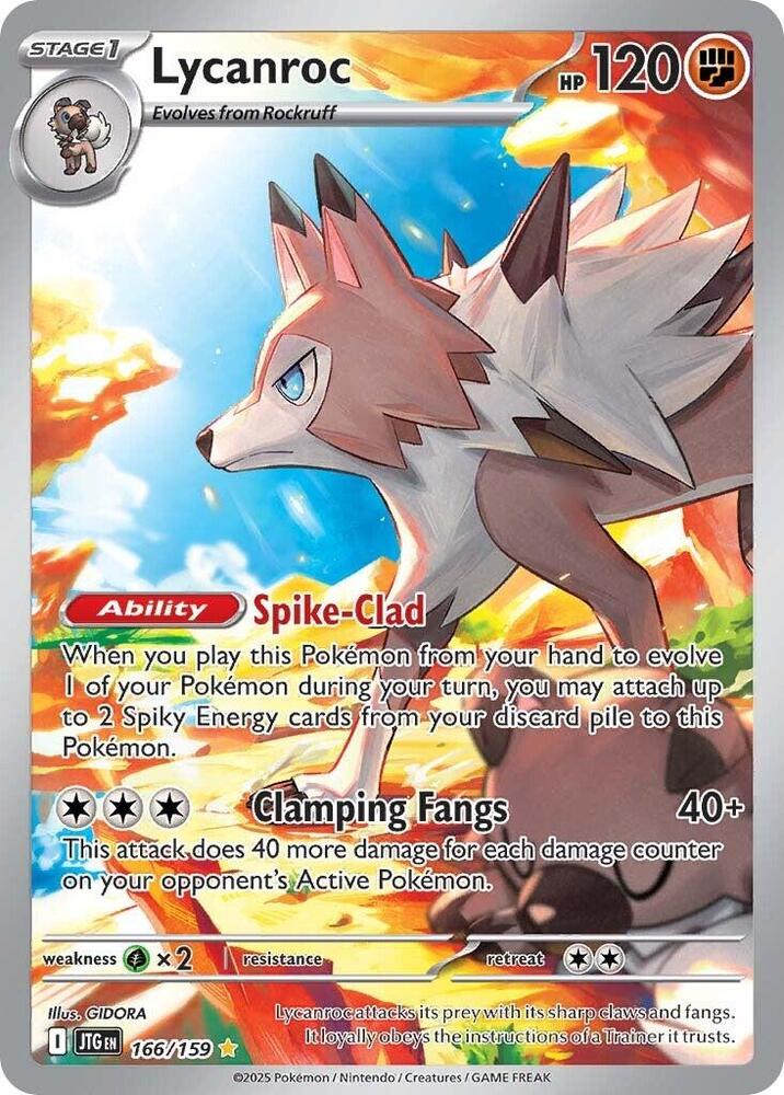 Lycanroc - 166/159 | SV09: Journey Together #166/159