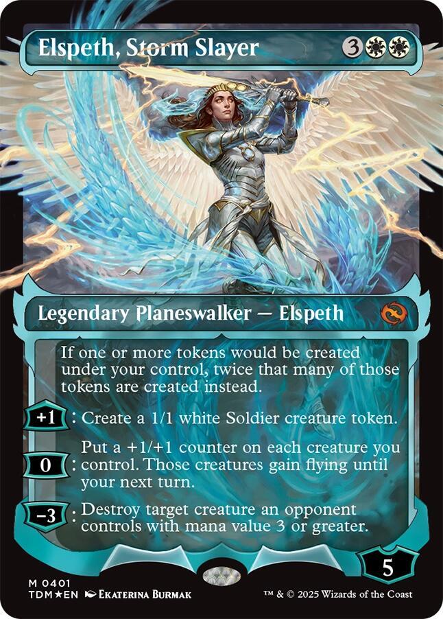 Elspeth, Storm Slayer (Showcase) | Tarkir: Dragonstorm #401