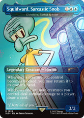 Squidward, Sarcastic Snob - Grazilaxx, Illithid Scholar (Rainbow Foil) | Secret Lair Drop Series #1928