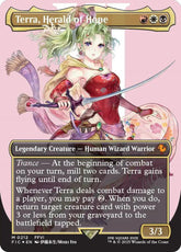 Terra, Herald of Hope (Borderless) (Surge Foil) | Commander: FINAL FANTASY #212