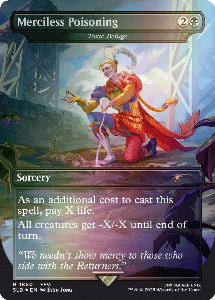 Merciless Poisoning - Toxic Deluge (Rainbow Foil) | Secret Lair Drop Series #1860