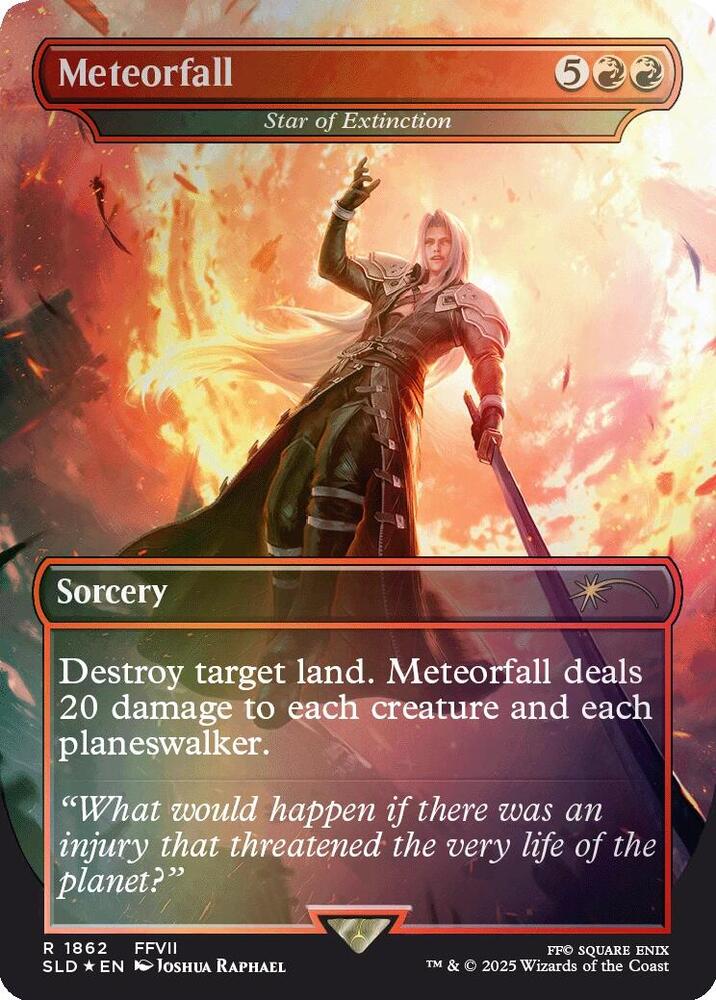 Meteorfall - Star of Extinction (Rainbow Foil) | Secret Lair Drop Series #1862