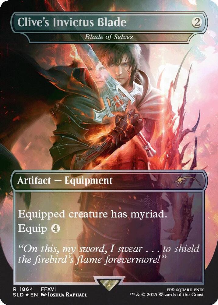 Clive's Invictus Blade - Blade of Selves (Rainbow Foil) | Secret Lair Drop Series #1864