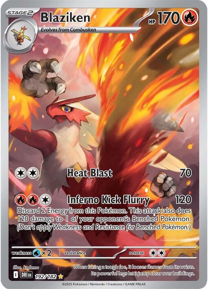 Blaziken - 192/182 | SV10: Destined Rivals #192/182