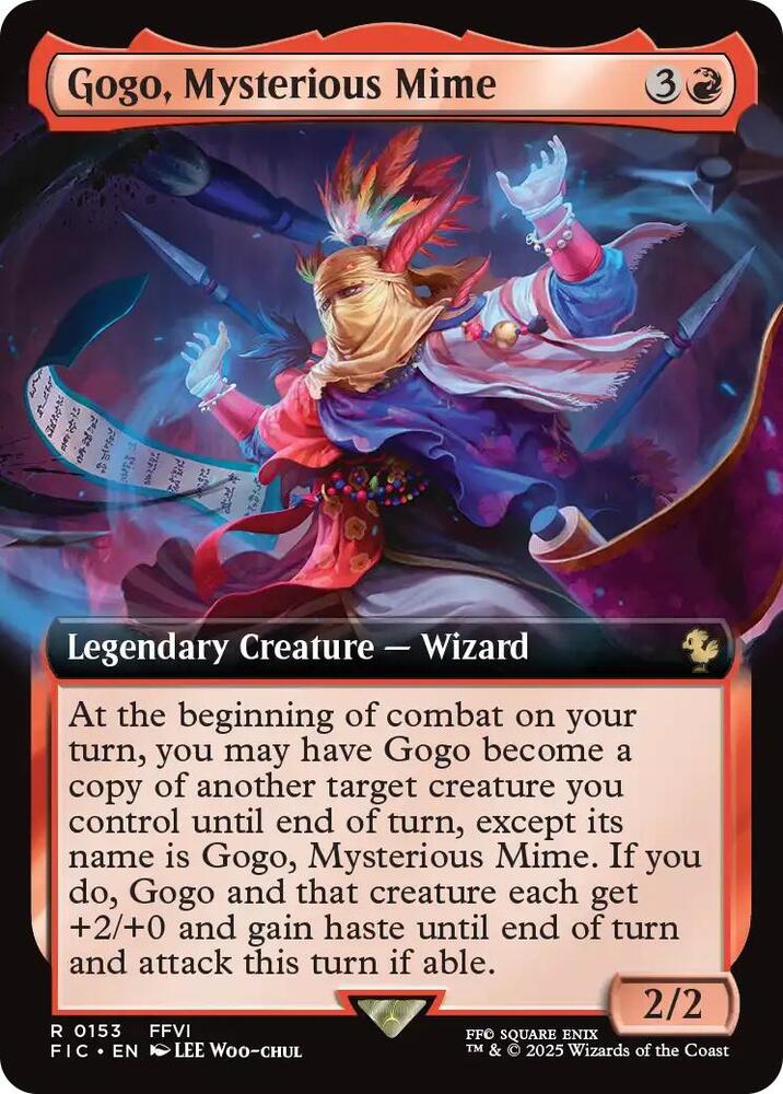 Gogo, Mysterious Mime (Extended Art) | Commander: FINAL FANTASY #153