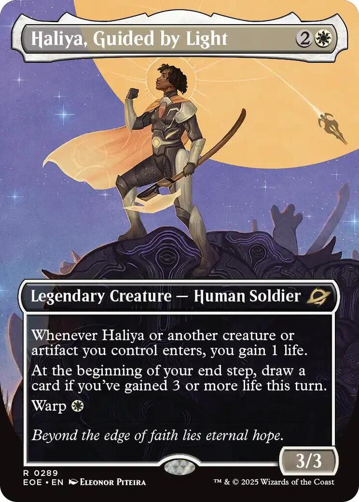 Haliya, Guided by Light (Borderless) | Edge of Eternities #289