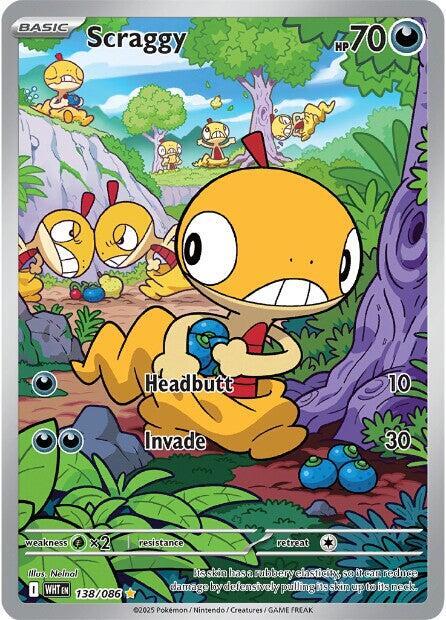 Scraggy - 138/086 | SV: White Flare #138/086