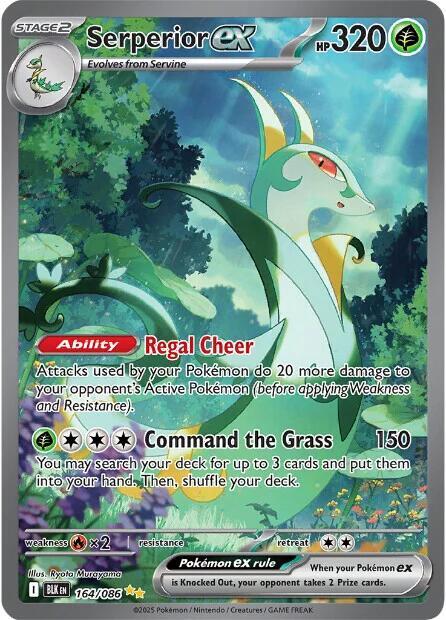 Serperior ex - 164/086 | SV: Black Bolt #164/086