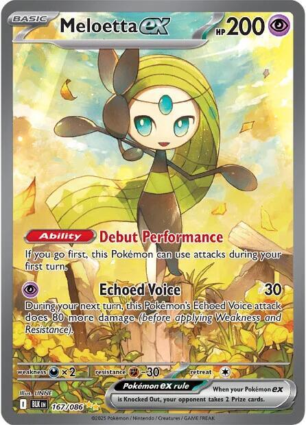 Meloetta ex - 167/086 | SV: Black Bolt #167/086