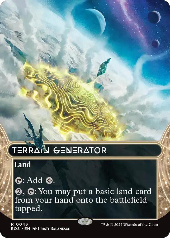 Terrain Generator (0043) (Borderless) | Edge of Eternities: Stellar Sights #43