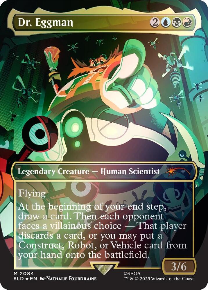 Dr. Eggman (Rainbow Foil) | Secret Lair Drop Series #2084