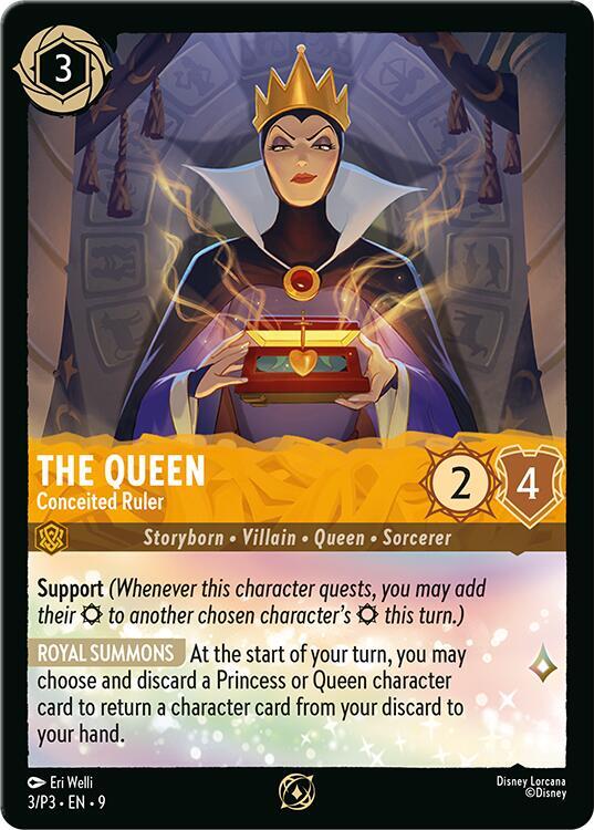 The Queen - Conceited Ruler | Disney Lorcana Promo Cards #3