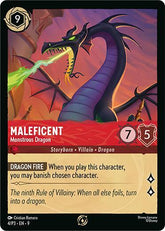 Maleficent - Monstrous Dragon (Store Championship Participant) | Disney Lorcana Promo Cards #4