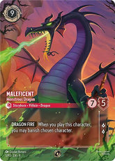 Maleficent - Monstrous Dragon (Store Championship) | Disney Lorcana Promo Cards #5