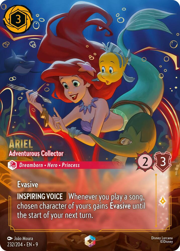 Ariel - Adventurous Collector (Enchanted) | Fabled #232/204