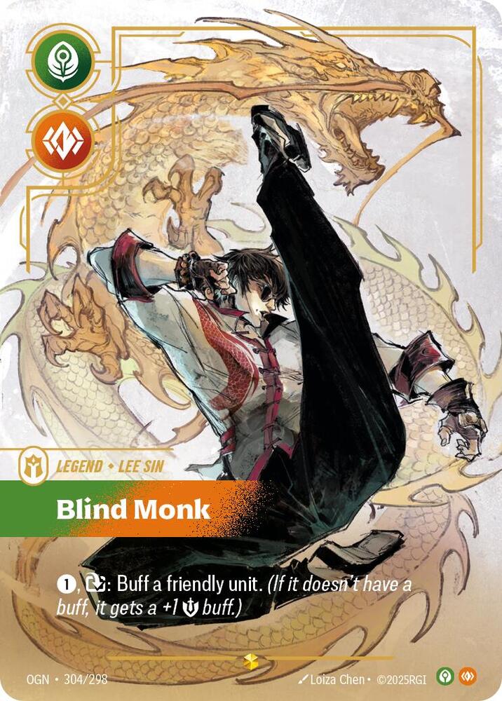 Lee Sin, Blind Monk (Overnumbered) | Origins #304/298