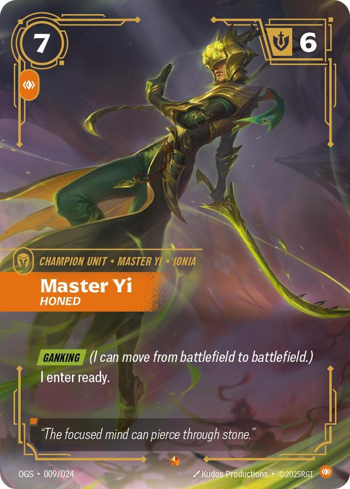Master Yi, Honed | Origins: Proving Grounds #009/024