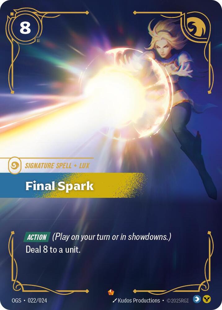 Final Spark | Origins: Proving Grounds #022/024