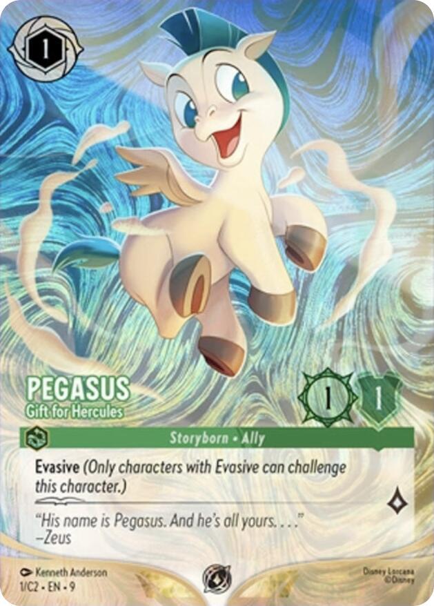 Pegasus - Gift for Hercules | Disney Lorcana Promo Cards #1