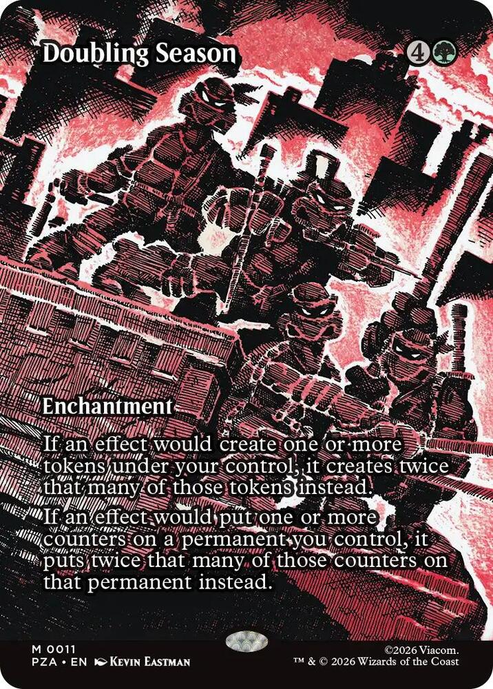 Doubling Season (Borderless) | Teenage Mutant Ninja Turtles Source Material #11
