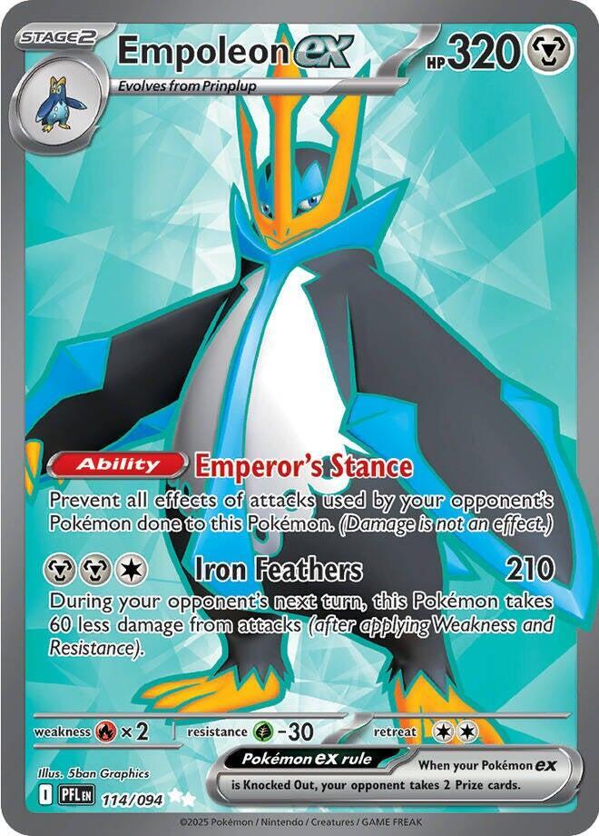 Empoleon ex - 114/094 | ME02: Phantasmal Flames #114/094