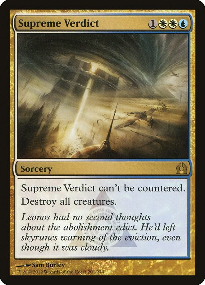 Supreme Verdict | Return to Ravnica #201