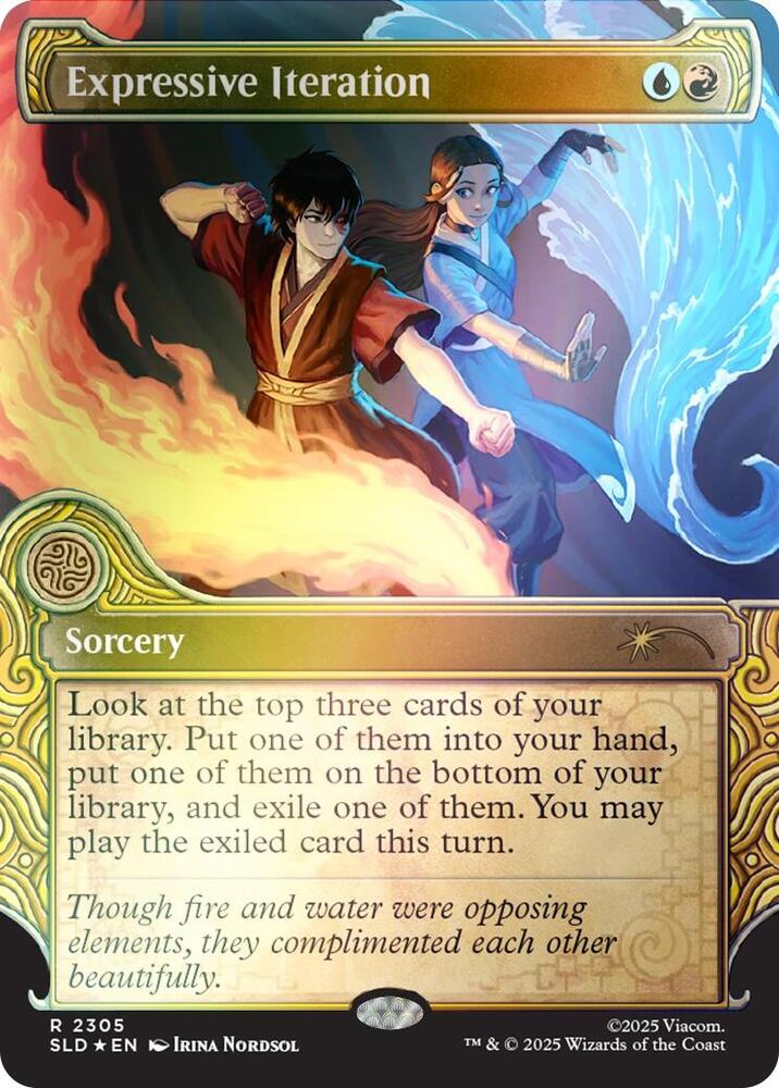 Expressive Iteration (Rainbow Foil) | Secret Lair Drop Series #2305