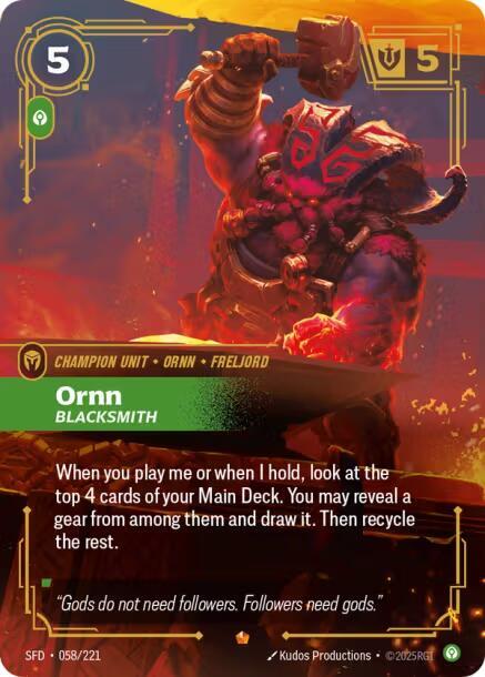Ornn, Blacksmith | Spiritforged #058/221