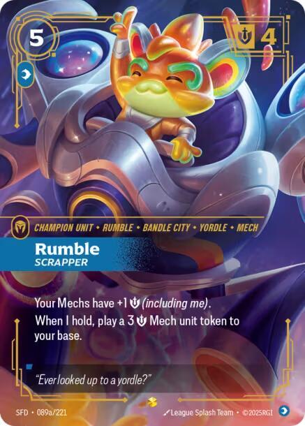 Rumble, Scrapper (Alternate Art) | Spiritforged #089a/221