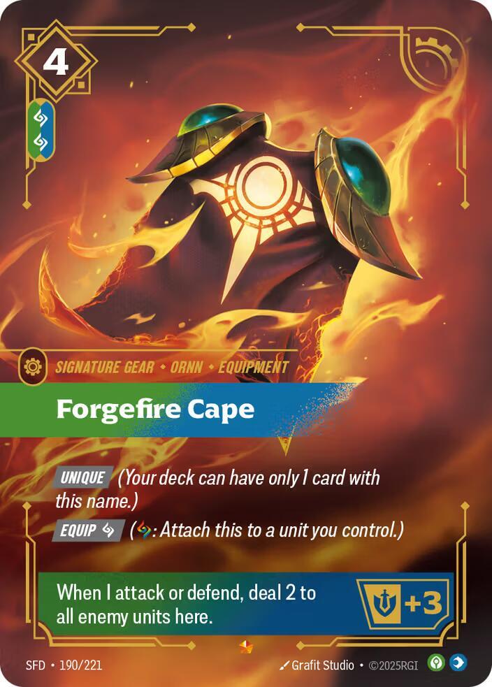Forgefire Cape | Spiritforged #190/221