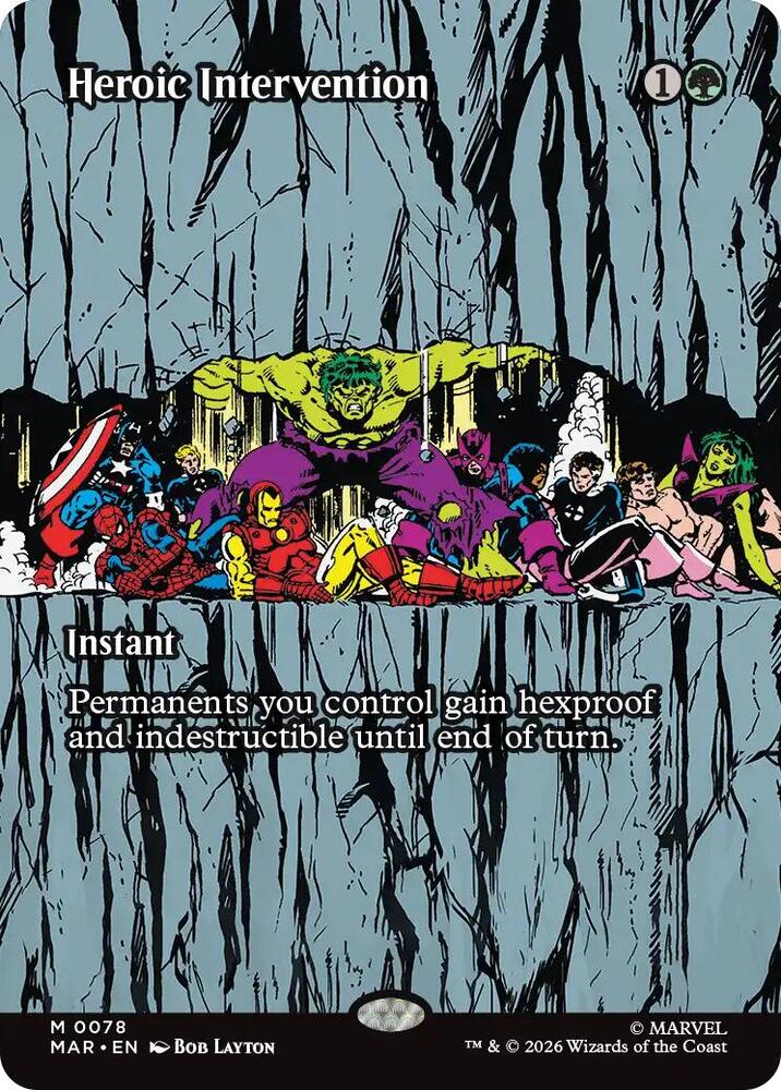 Heroic Intervention (0078) (Borderless) | Marvel Universe Eternal-Legal #78