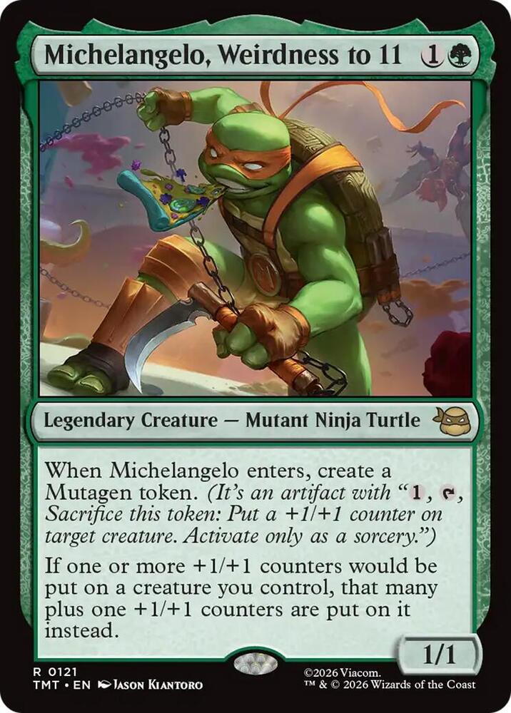 Michelangelo, Weirdness to 11 | Teenage Mutant Ninja Turtles #121