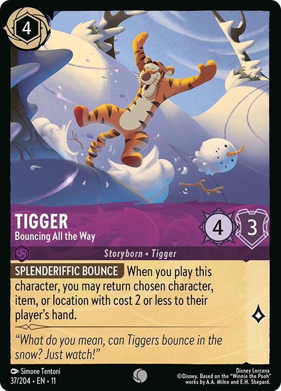 Tigger - Bouncing All the Way | Winterspell #37/204