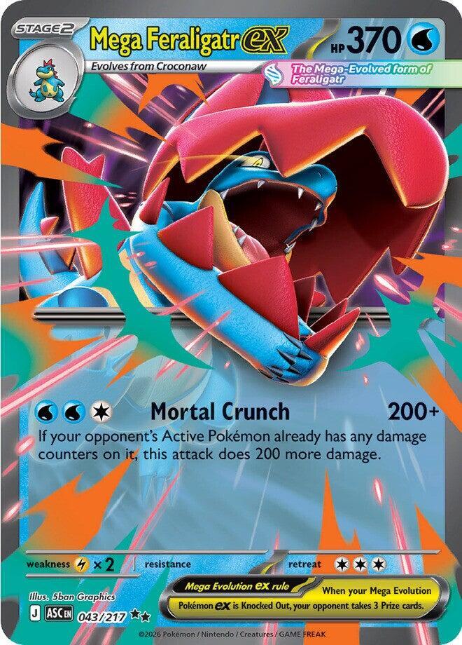 Mega Feraligatr ex - 043/217 | ME: Ascended Heroes #043/217