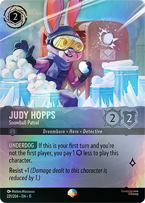 Judy Hopps - Snowball Patrol (Epic) | Winterspell #221/204