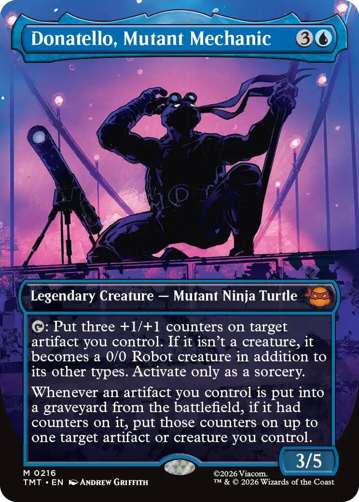 Donatello, Mutant Mechanic (Borderless) | Teenage Mutant Ninja Turtles #216