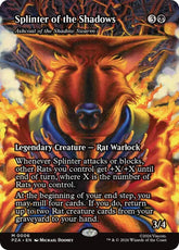 Splinter of the Shadows - Ashcoat of the Shadow Swarm (Borderless) | Teenage Mutant Ninja Turtles Source Material #6