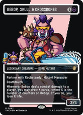 Bebop, Skull & Crossbones (Borderless) (Surge Foil) | Commander: Teenage Mutant Ninja Turtles #87
