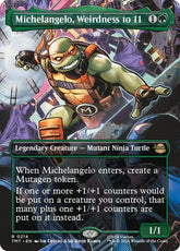 Michelangelo, Weirdness to 11 (Borderless) | Teenage Mutant Ninja Turtles #214