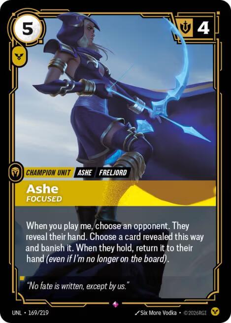 Ashe, Focused | Unleashed #169/219