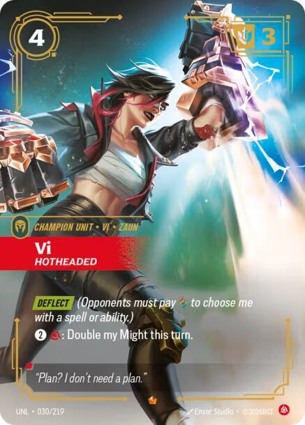 Vi, Hotheaded | Unleashed #030/219