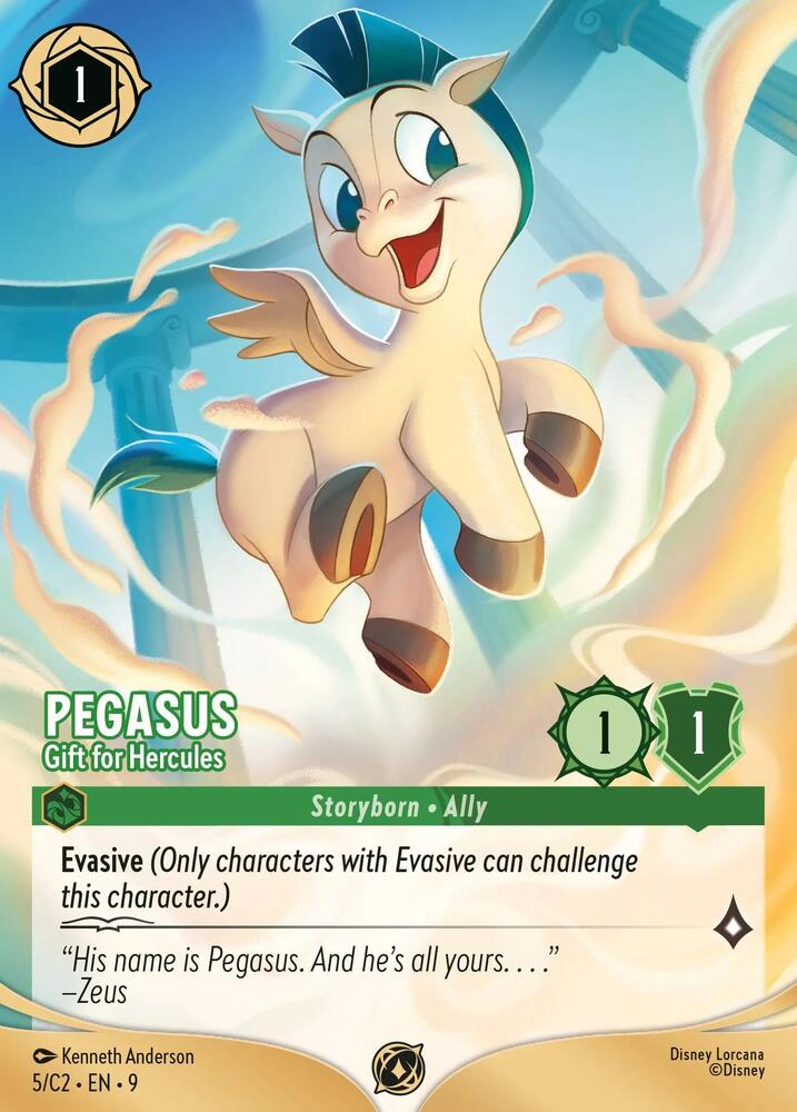 Pegasus - Gift for Hercules (5) | Disney Lorcana Promo Cards #5