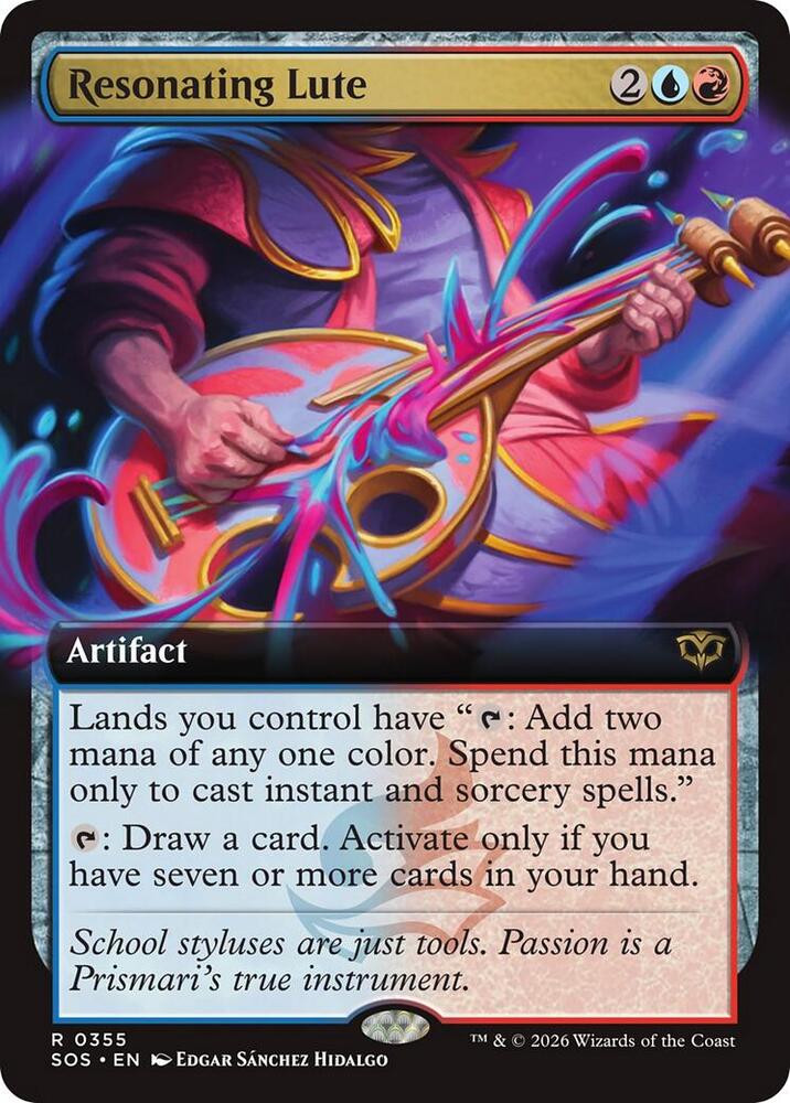 Resonating Lute (Extended Art) | Secrets of Strixhaven #355