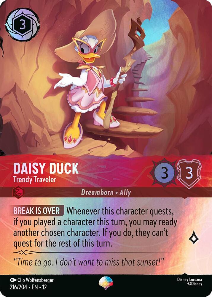 Daisy Duck - Trendy Traveler (Epic) | Wilds Unknown #216/204