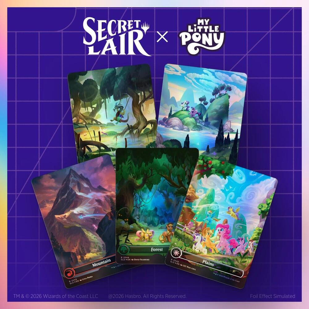 Secret Lair Drop: Secret Lair x My Little Pony: The Lands of Equestria - Traditional Foil Edition | Secret Lair Drop Series #unknown