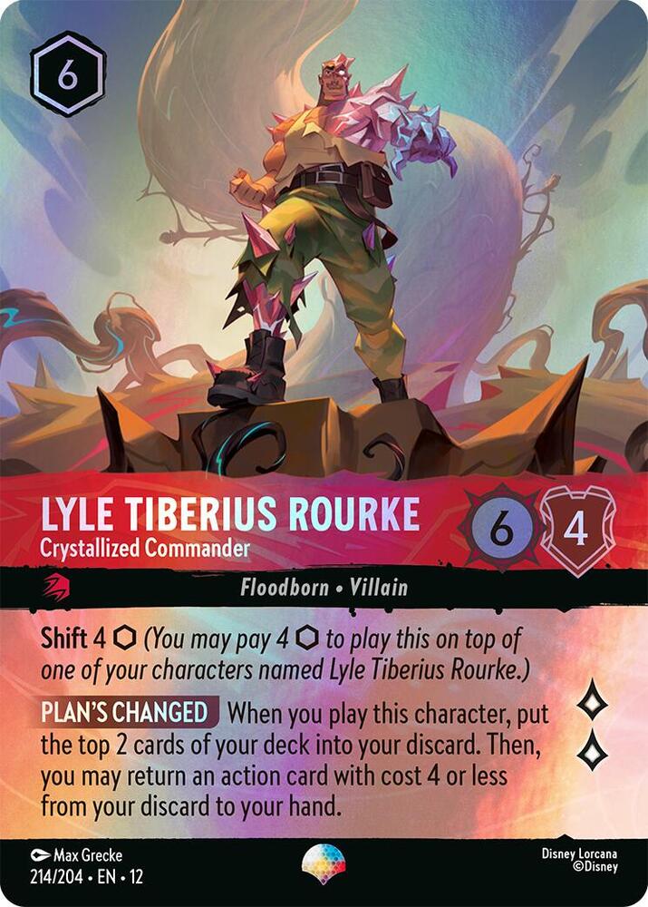 Lyle Tiberius Rourke - Crystallized Commander (Epic) | Wilds Unknown #214/204