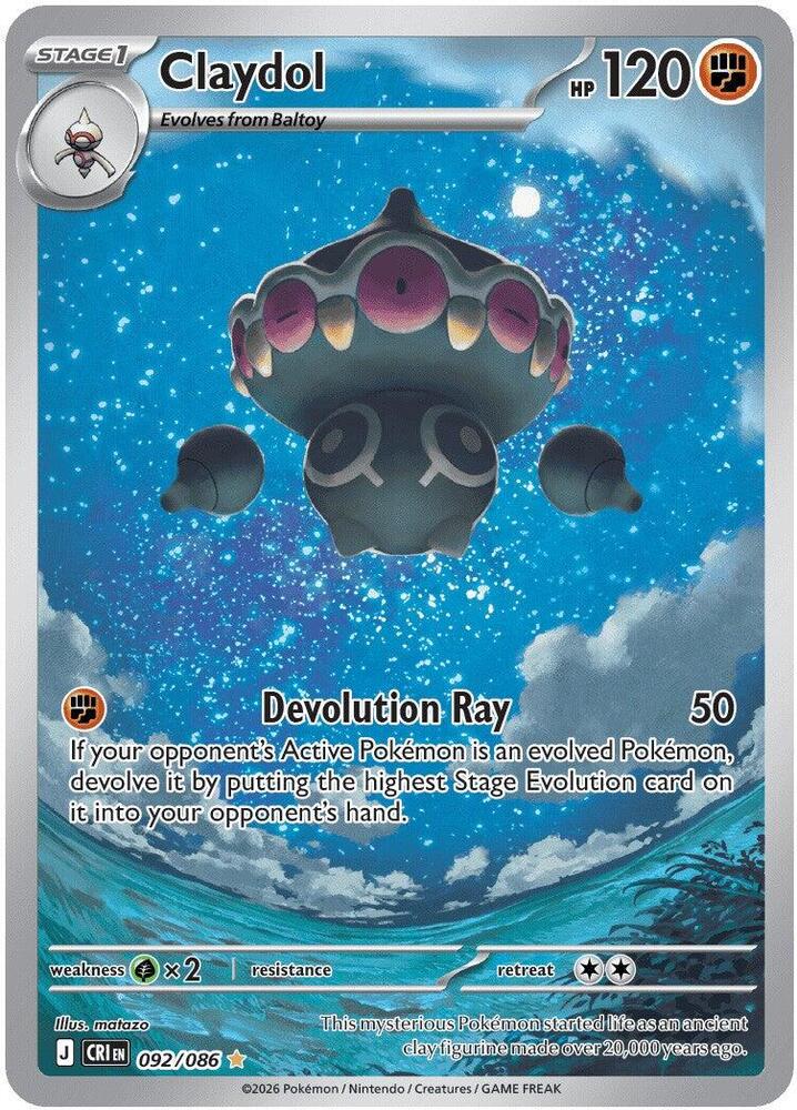 Claydol - 092/086 | ME04: Chaos Rising #092/086