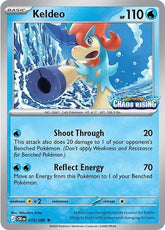 Keldeo - 019/086 (Chaos Rising Stamped) | Miscellaneous Cards & Products #019/086