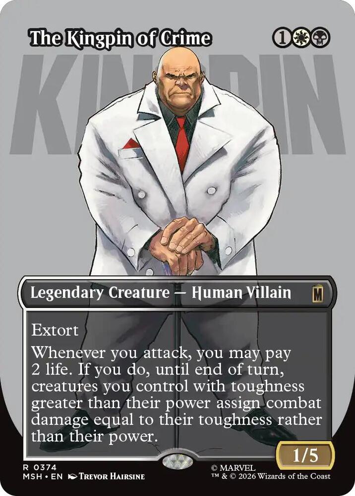 The Kingpin of Crime (Borderless) (0374) | Marvel Super Heroes #374