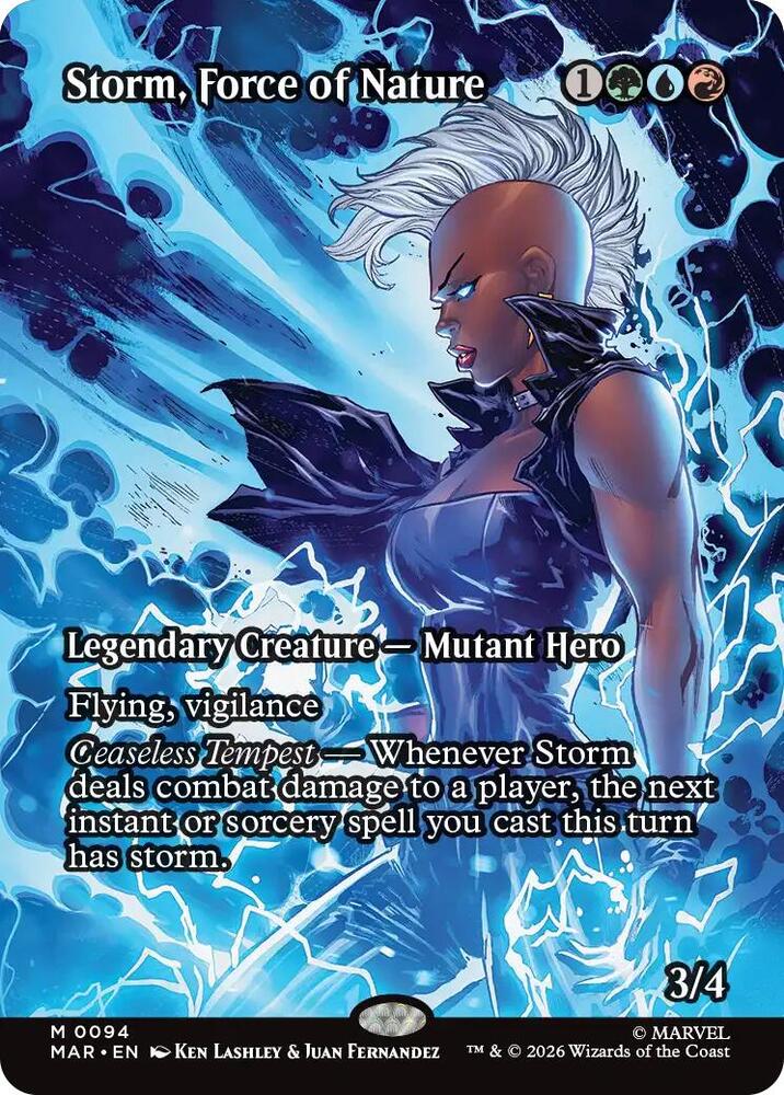 Storm, Force of Nature (Borderless) | Marvel Universe Eternal-Legal #94